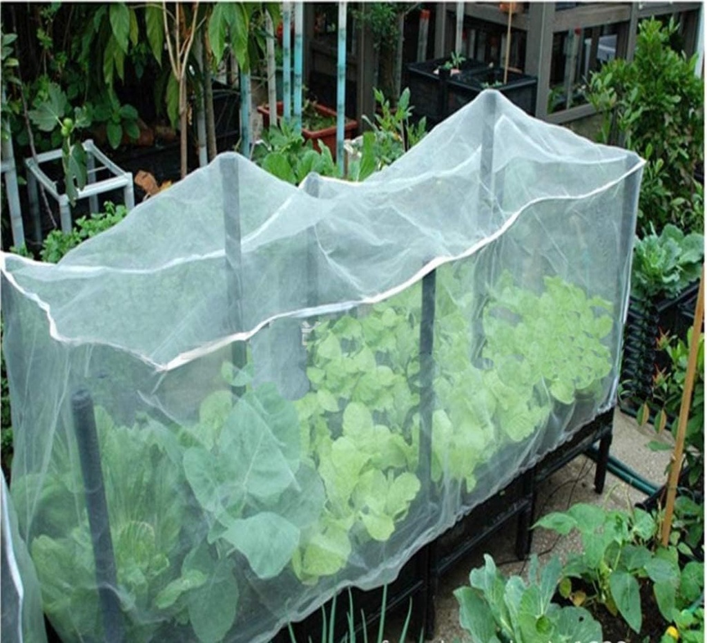 Job Lot of 12 x Insect Protection Net Garden Vegetable Plant Protect Netting Grow Tunnel Fine Mesh for Vegetables etc.