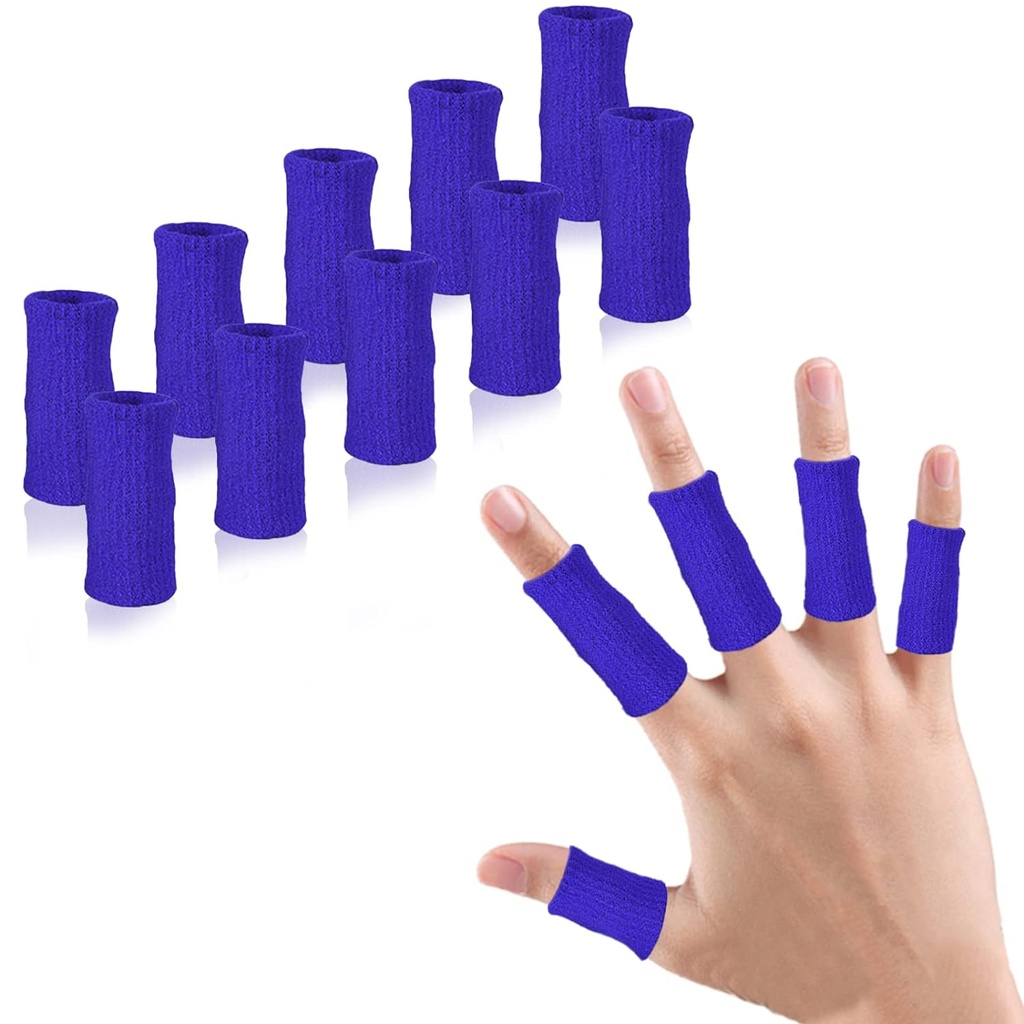 Job Lot of 5 x EDNYZAKRN 20Pcs Finger Compression Sleeves Support, Finger Sleeve Protectors Cots Thumb Brace