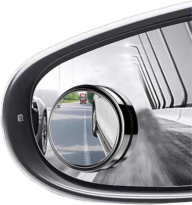 Job Lot of 23 x Blind Spot Mirrors, Round Frame Waterproof Rotate Adjustable HD Glass Convex