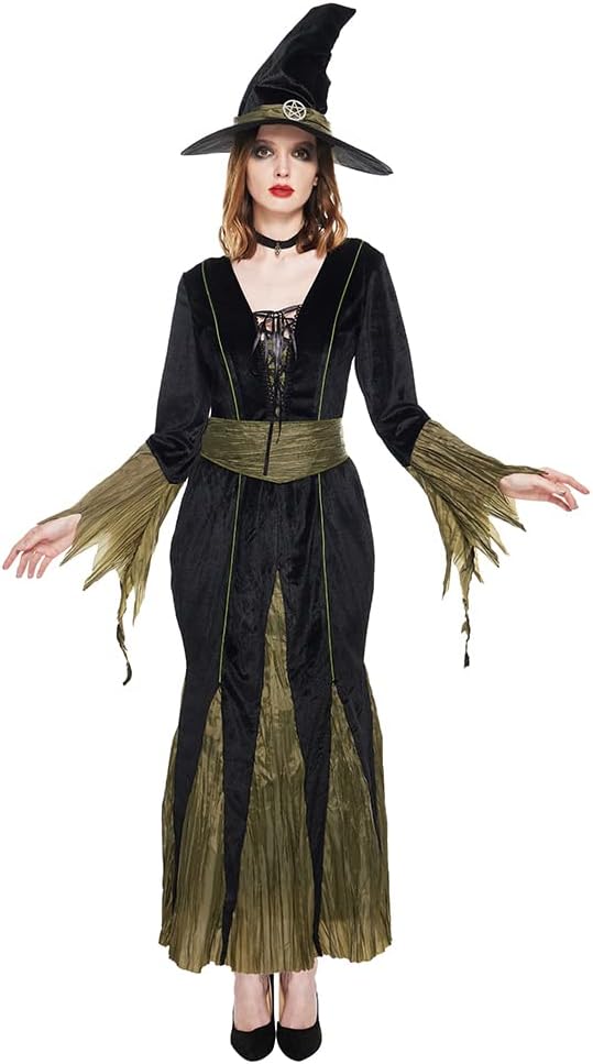 Job Lot of 3 x Snailify Women's Wicked Witch Costume