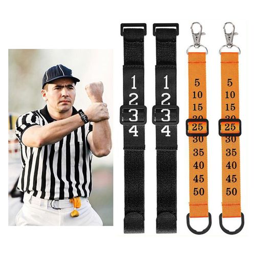 Job Lot of 28 x Lam-lord Football Referee Gear Set, 2pcs Football Referee Chain Clips, 2pcs Numbered