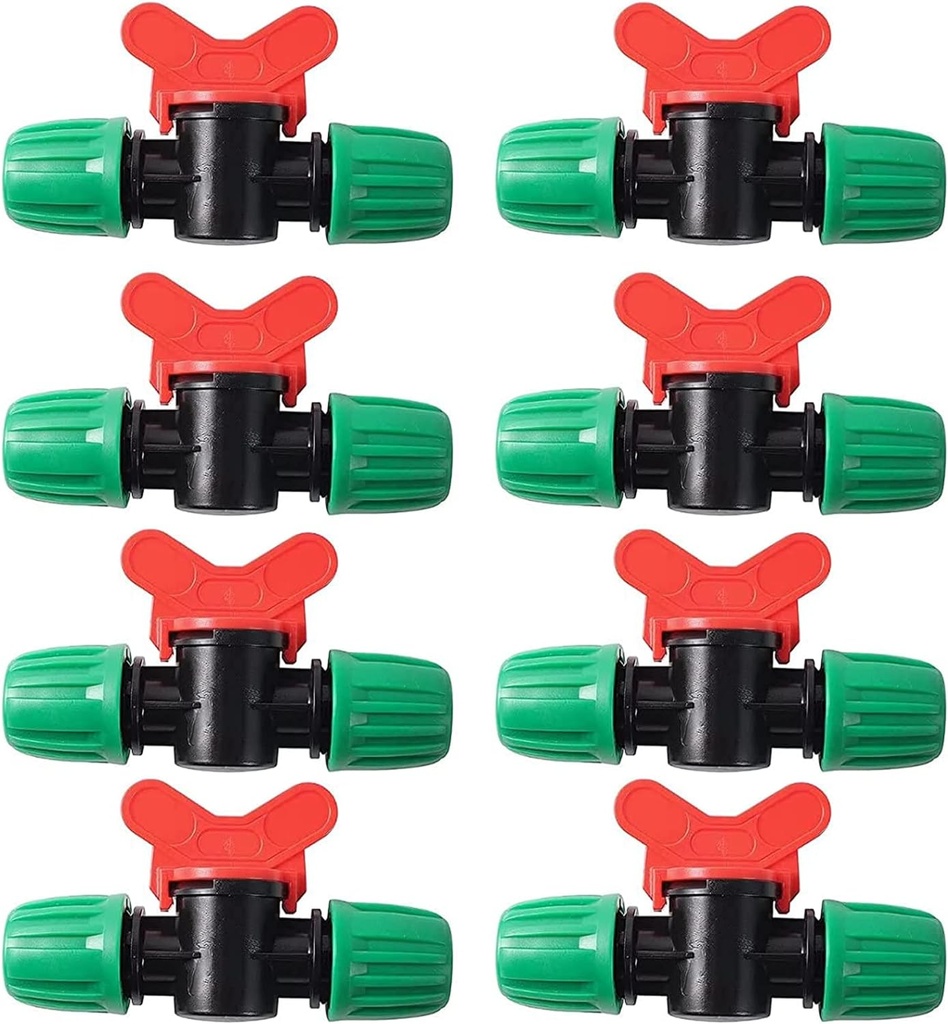 Auction Lot - 23 x Brand New Tesmotor 8 Pack Drip Irrigation Switch Valve for Garden Sprinkler System