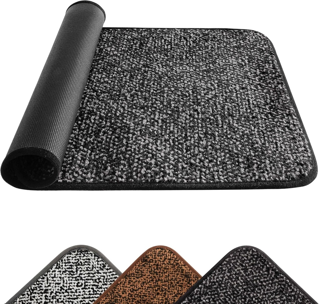 Mibao Dirt Trapper Mat, Door Mat Indoor & Door Mat Outdoor, 40x60 Cm, Durable Non Slip