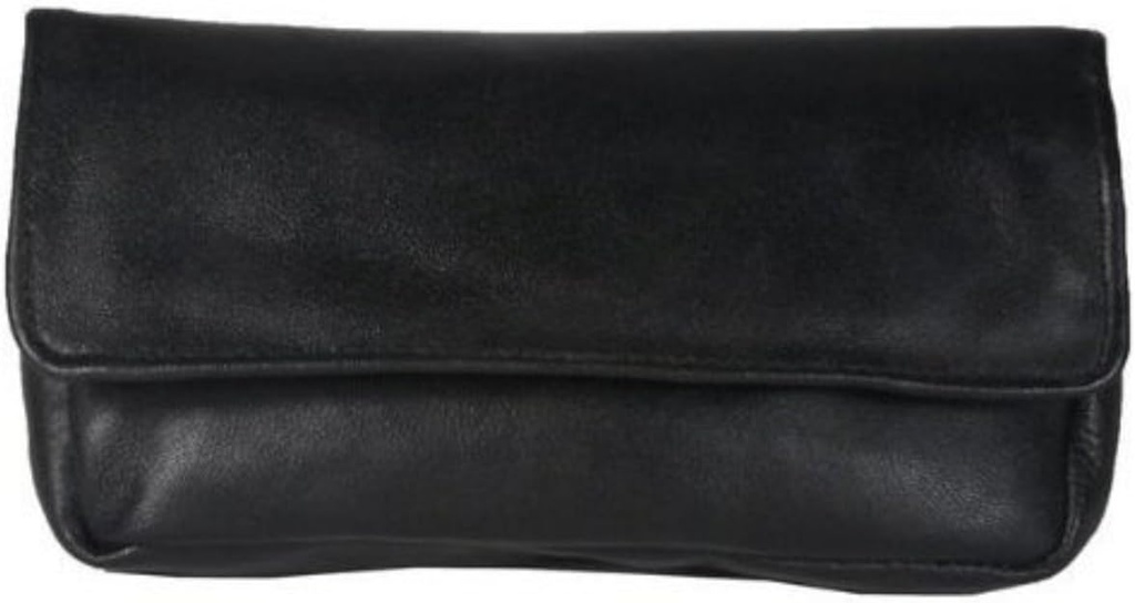 Job Lot of 64 x Pochette Homme Noir - Cuir Nappa, Green, S