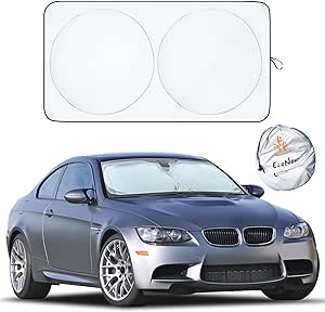 Job Lot of 9 x EcoNour Windscreen Sun Shade for Car inside, Windshield Sun Shade Front Window Sunshades Foldable UV Front Screen Sunshade