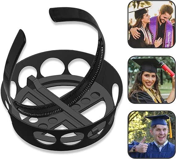 Job Lot of 4 x Furrbudie Graduation Cap Insert, Graduation Hat Rack, Secure Your Grad Cap and Your Hairstyle, Grad Cap Headband Insert, Graduation Cap Headband, Graduation hat Holder