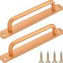 Auction Lot - 8 x Brand New 2 PCS Barn Door Handle, Closet Door Handle