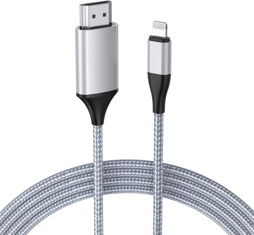 Auction Lot - 30 x Brand New JUCONU HDMI Cable for iPhone, Upgraded 1080P HDTV HDMI Connector Adapter Cable