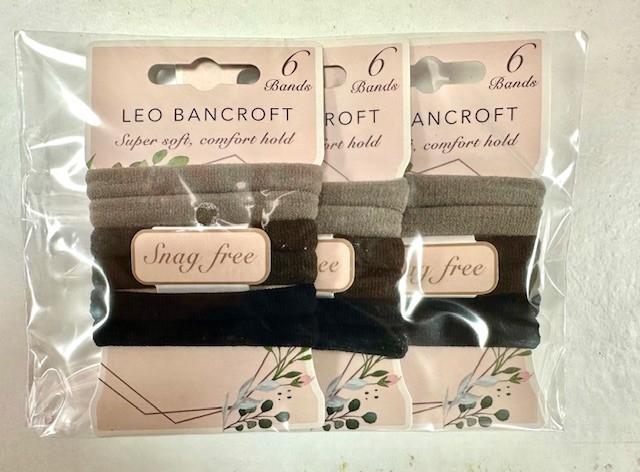 Job Lot of 100 x Leo Bancroft Extra Large Soft Bands Dark Mix 18 Pack