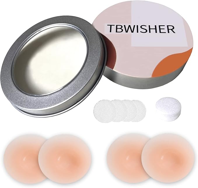 Job Lot of 11 x Tbwisher Nipple Pads Women Nipple Covers Reusable and Self-Adhesive Silicone Nipple Covers