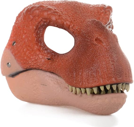 Job Lot of 19 x PartyGears Dinosaur Mask, Dino Mask Moving Jaw, Safe Latex Mask for Boys Kids Adult, Party Cosplay