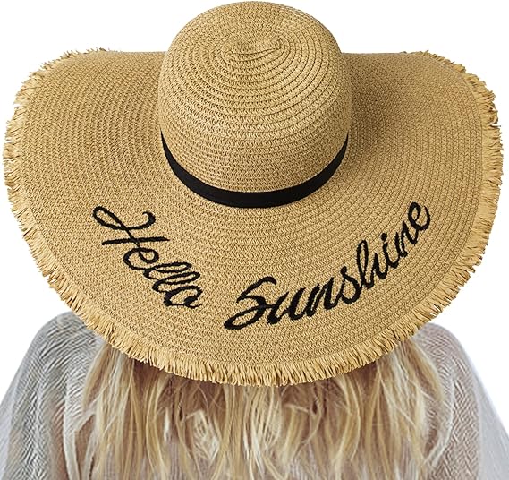 Job Lot of 12 x Chalier Cozy Sun Hat for Women, Wide Brim, Summer