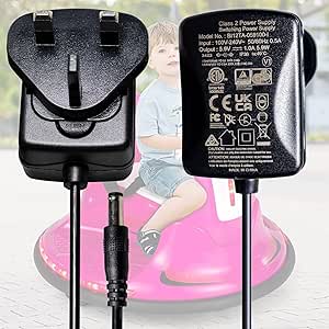 Job Lot of 20 x 6V 1A Electric Ride on Cables UK Plug Supply Power Adapter for Power Wheels Electric Ride-Ons