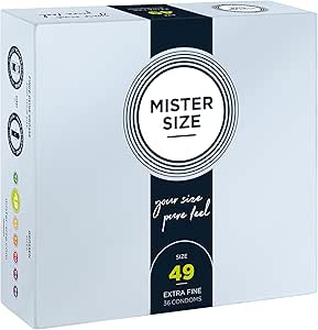 Job Lot of 6 MISTER SIZE 47mm/49mm Ultra-Sensitive Condoms for Men - Extra Thin, Extra Fine, Extra Lube