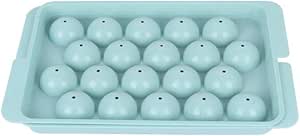 Job Lot of 3 x Orapink Ice Cube Tray, 1Pcs 32-Cavity Round & Square Ice Cube Mold with Lid for Freezer