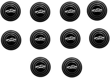 Job Lot of 44 x TOHHOT 10 Pcs Car Door Shock Absorber Rubber Sticker, Shockproof Cushion for Car Door Shock Absorption Buffer Gasket, Auto Parts & Accessories for Car Door Collision Avoidance, Black