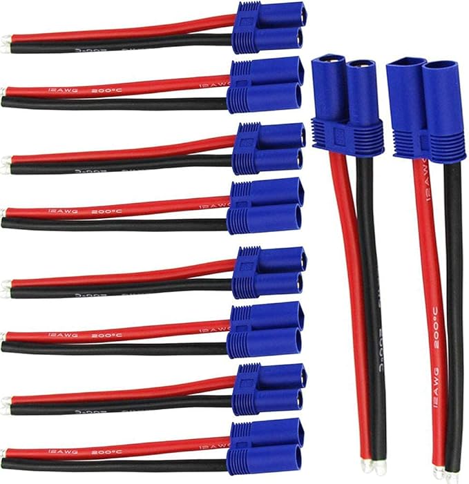 Job Lot of 14 x Xingkang 5 Pairs EC5 5.0mm Male Female Banana Connector with 12awg Silicone Wire 3.93 inch for RC ESC Charger Hobby Lipo Battery