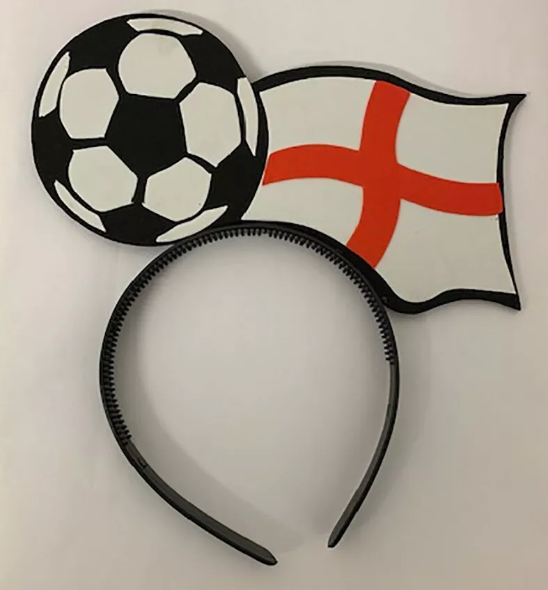 Job Lot of 48 x Foam England Football Headband