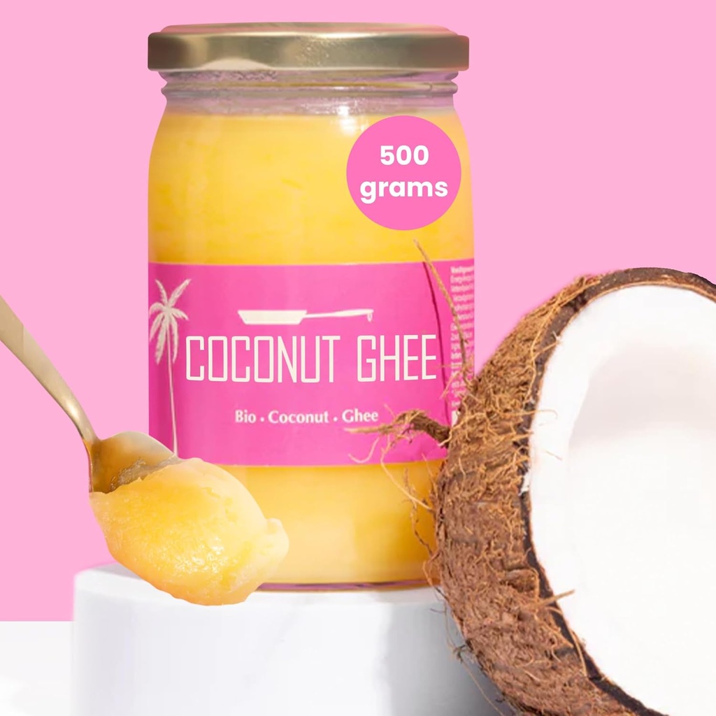 Ghee Easy Organic Ghee and Coconut Oil Blend 500g - 50% Ghee and 50% Extra Virgin Coconut Oil