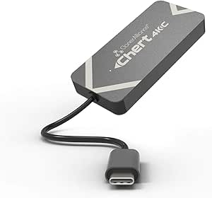 Cloner Chert 4KC, HDMI to USB-C Video Capture Dongle, Ultra Low Latency, Play Game Consoles 