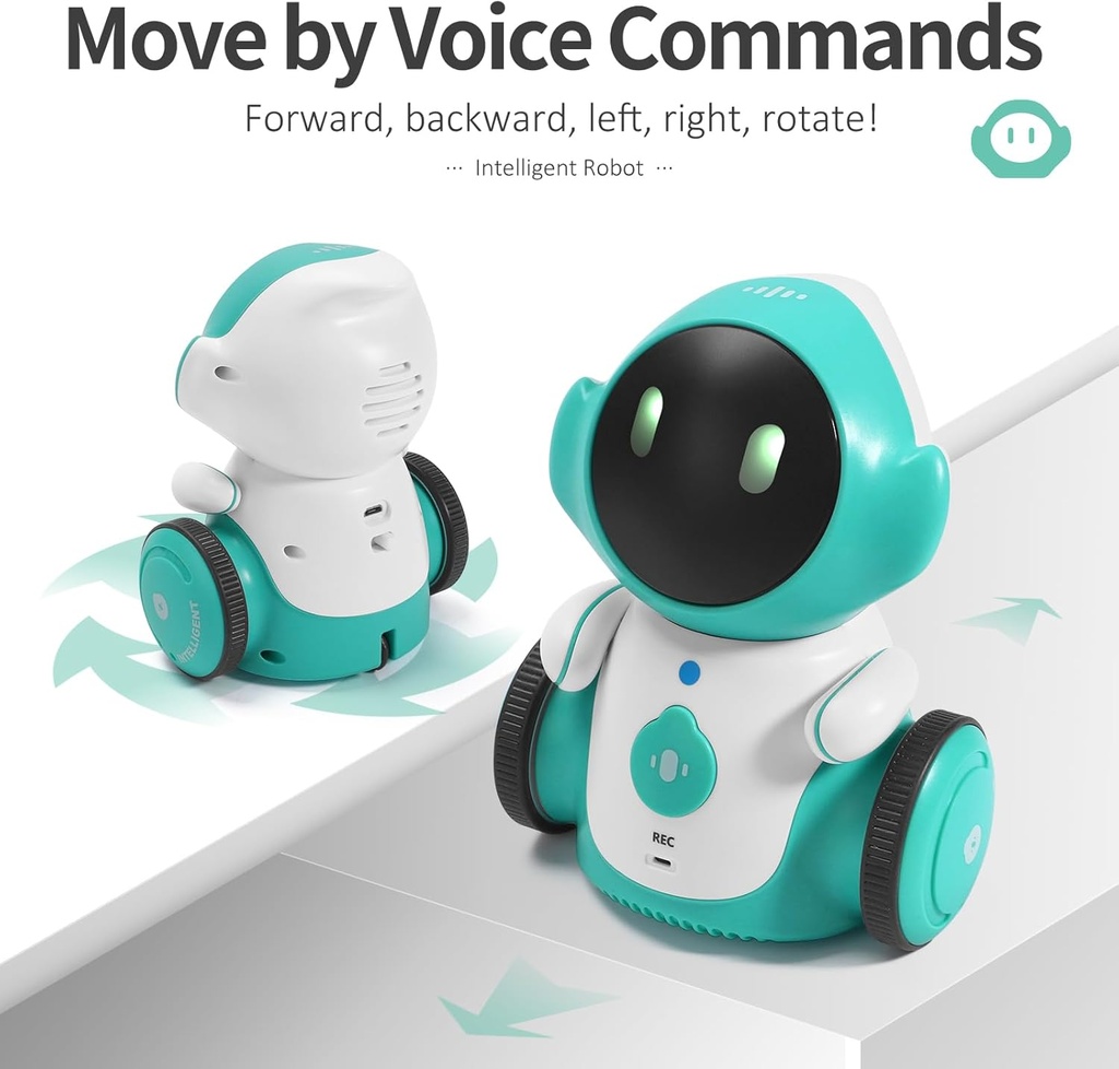GILOBABY Robot Toys, Rechargeable Smart Talking Robotic for Kids, Intelligent Robot 