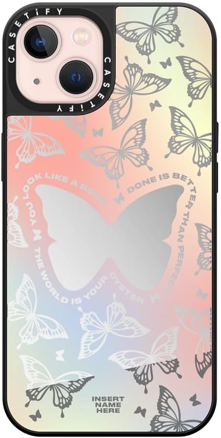 CASETiFY Mirror iPhone 14 Pro Case [Reflective / 4.9ft Drop Protection/Compatible with Magsafe]