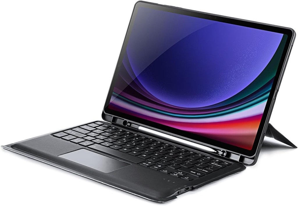 DUX DUCIS Keyboard Case for Samsung Tab S9 FE Plus with Multi-Touch Trackpad and Pencil Holder