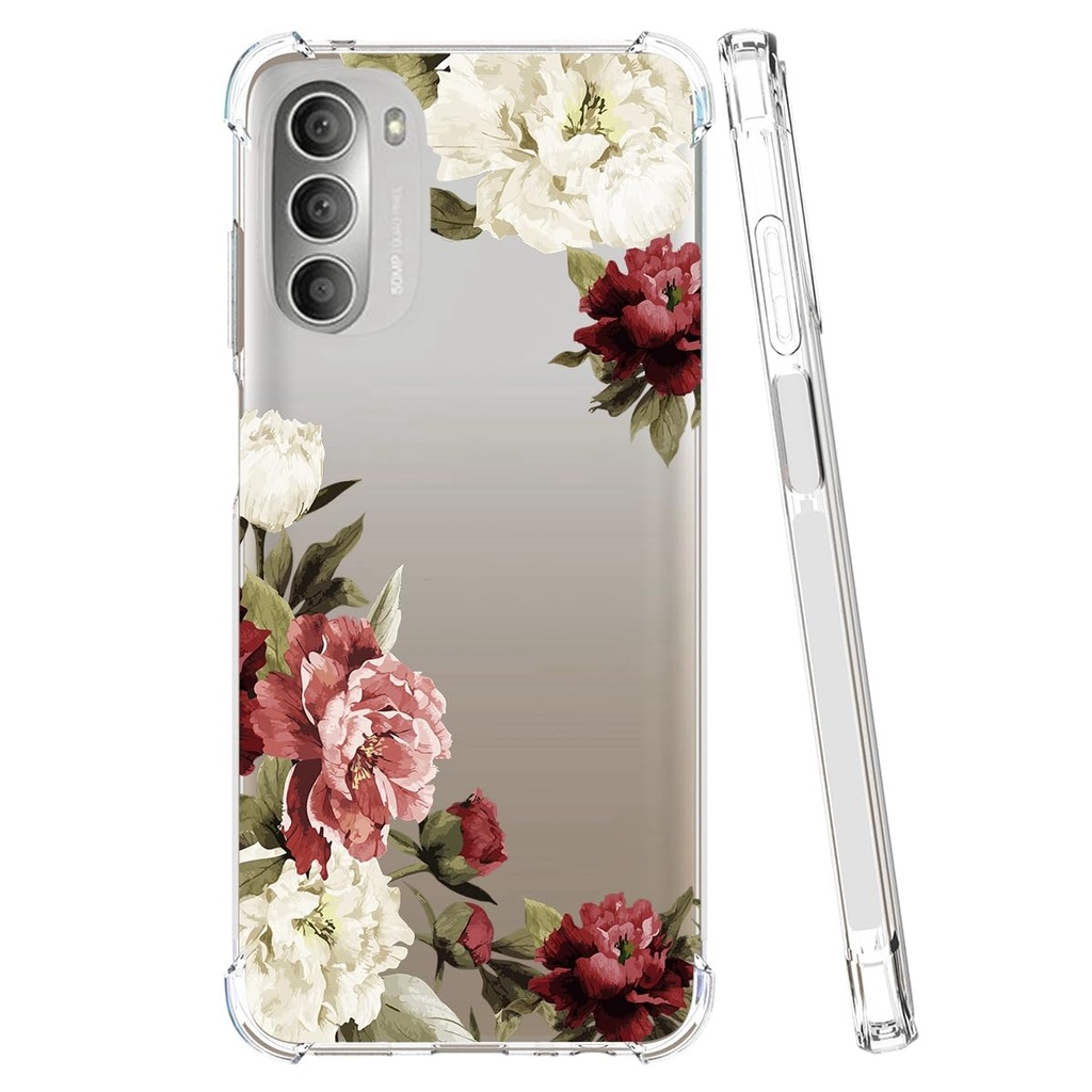 Jhxtech Phone Case for Moto G 5G 2024 Case, Motorola G Play 5G 2024 girls women, Slim Shock