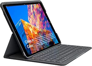 Logitech Slim Folio - iPad Air (3rd Generation) Keyboard Case with integrated wireless keyboard