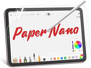 BERSEM 2-Pack Paper Screen Protector Compatible with iPad Mini 6 (2021) / iPad Mini 7 2024