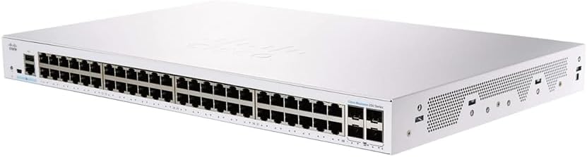 Cisco Business CBS250-48T-4X Smart Switch | 48 Port GE |4x10G SFP+ 