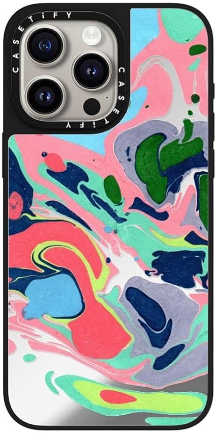 CASETiFY Mirror iPhone 15 Pro Max Case [Reflective / 4.9ft Drop Protection/Compatible with Magsafe]