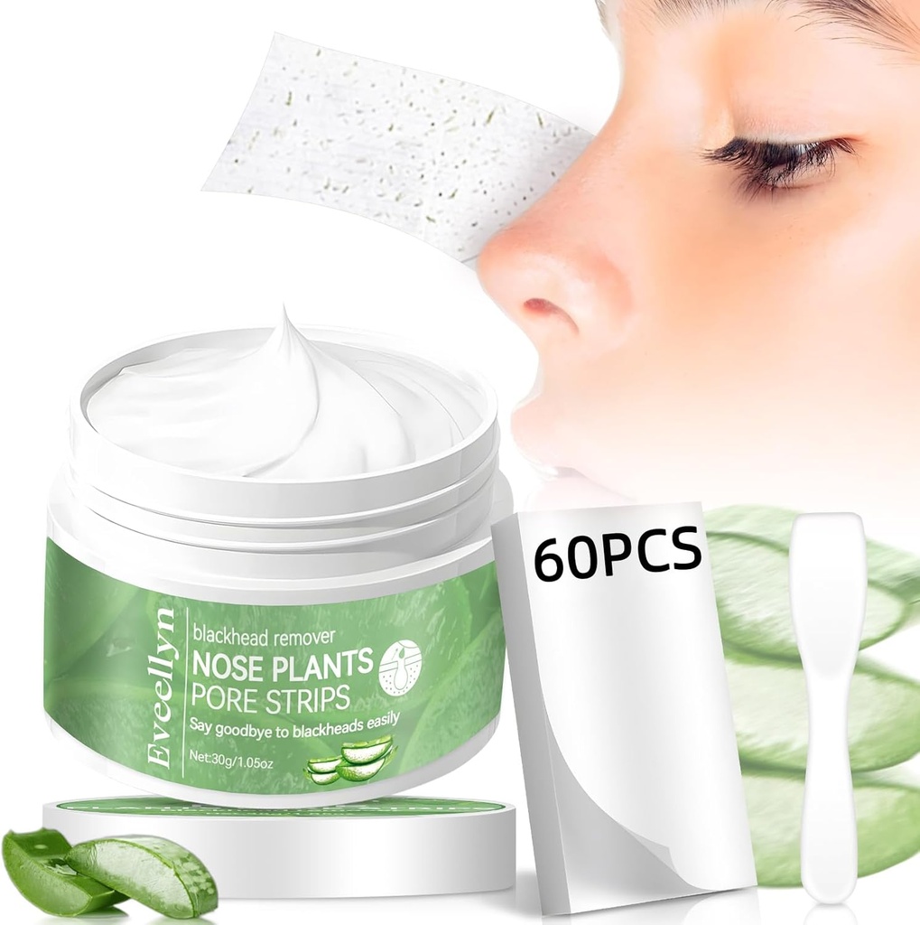 Job Lot of 85 x Eveellyn Blackhead Remover Mask (30g), 60 Pcs Pore Strips, Deep Cleansing and Tighten Pores