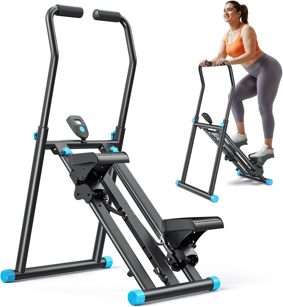 MERACH Upgraded Stair Stepper Exercise Machine for Home Gym, Foldable Vertical Stair Climber