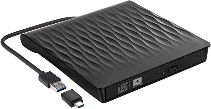 Job Lot of 10 x DANGZW External CD DVD Drive, Slim Portable External CD Reader Burner Writer USB 3.0 Type-C