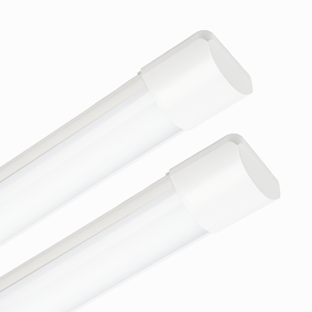 LED Batten Light 5FT, LED Garage Lighting 5FT 48w 5350lm 6500K Cool White. Integrated Tube - 2 Pack