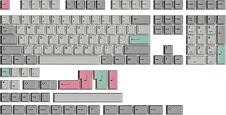 Dye Sublimation Keycaps | Cherry Profile for Custom Mechanical Keyboard | 139 Keys (Modern Dolch)