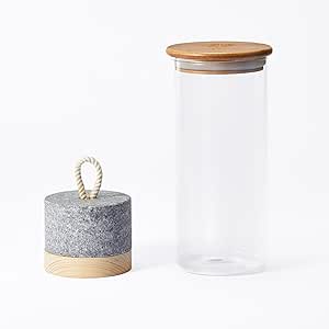 Fermentation Jar Kit with Weight - 3 Sizes for Japanese Pickles & Fermenting, BPA Free