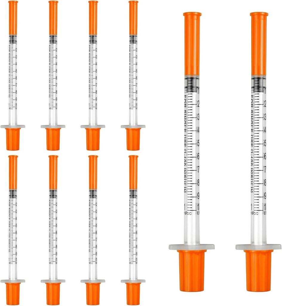Job Lot of 44 x 10 Pack 1ml 30G 8mm Precision Multiple Uses Distribution Measuring Tools Plastic Lab Access