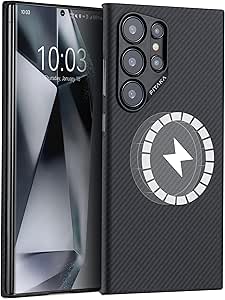 PITAKA Magnetic Case for Samsung Galaxy S24 Ultra,Ultra Thin and Light Phone Case