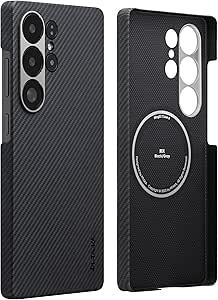 PITAKA Samsung Galaxy Magnetic Ultra Case Super Thin and Light Aramid Fibre Rugged Cover