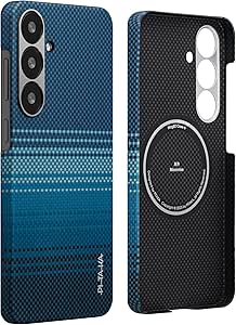 PITAKA Samsung Galaxy S25 Magnetic Case Super Thin and Light Aramid Fibre Rugged Case 