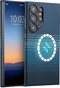 PITAKA Samsung Galaxy S24 Ultra Case Made from Premium Aramid Fibre, Super Lightweight 
