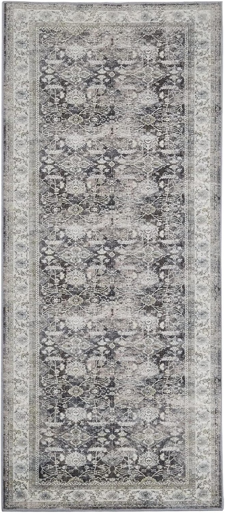LuxFocus Classic Vintage Tradition Rug, Non-Slip Dirt-Repellent Washable