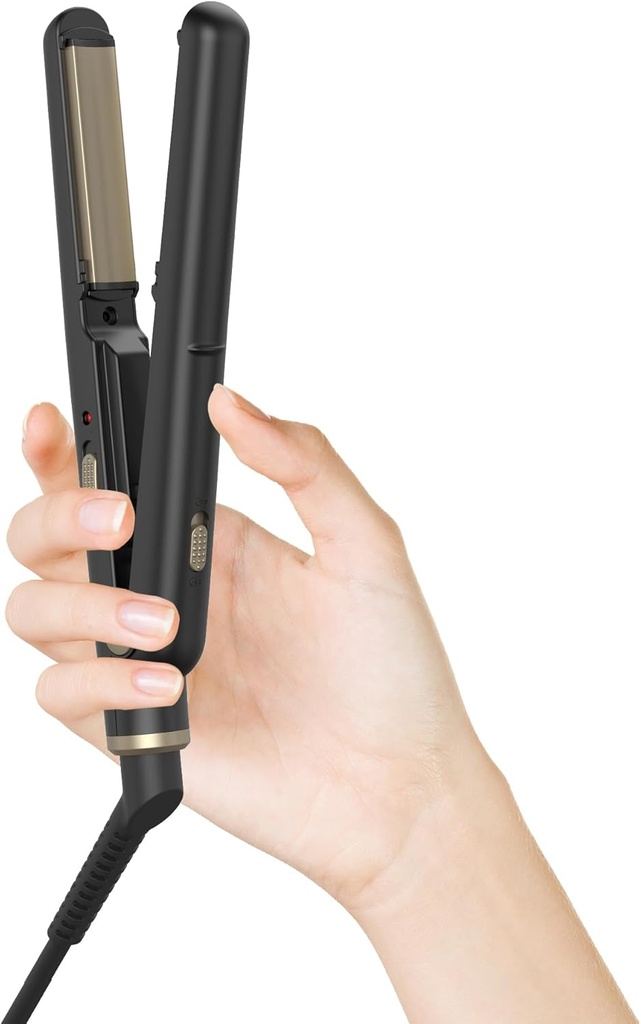 Mini Hair straighteners for Short Hair, Travel Hair Straightener fit into Handbag, Ceramic