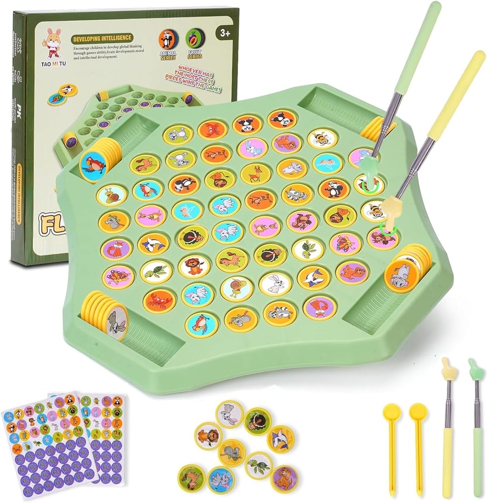 Memory Sticks Game, Match Stick Chess Colour Brain Game, Memory Games for Kids Ages 4-8