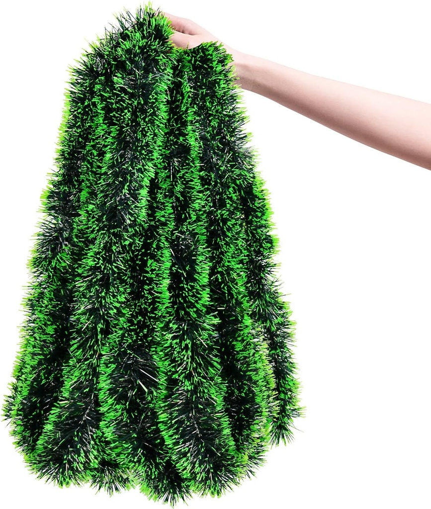 10M Chunky Christmas Tinsel Garland Tinsel Garland Decoration