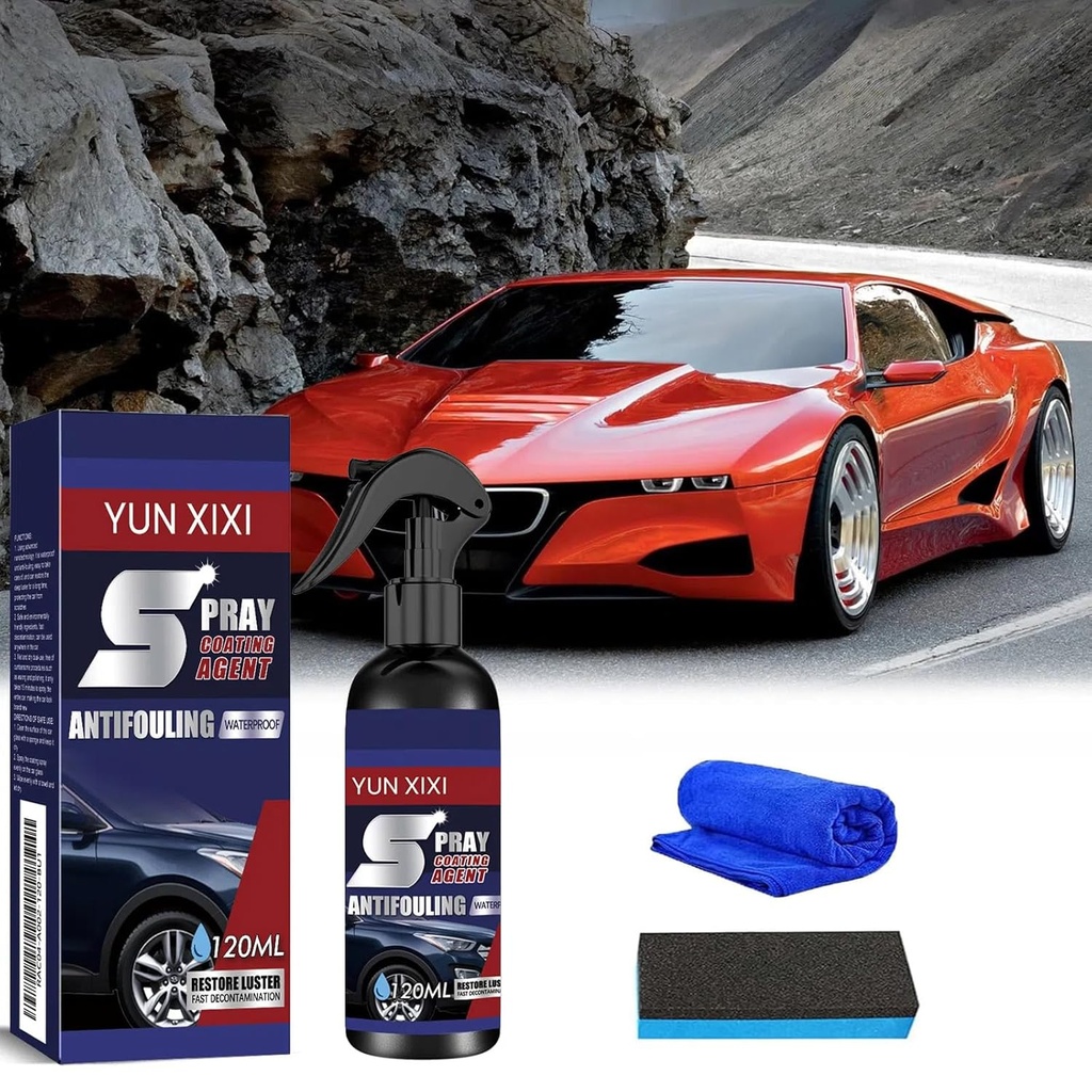 Car Spray Coating Agent Multifunctional Coating Renewal Agent Spray, 3 in 1 