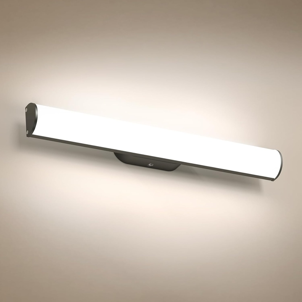 OOWOLF Bathroom Mirror Wall Light - 17" 12W 4000K LED Makeup Shaver Lamp 