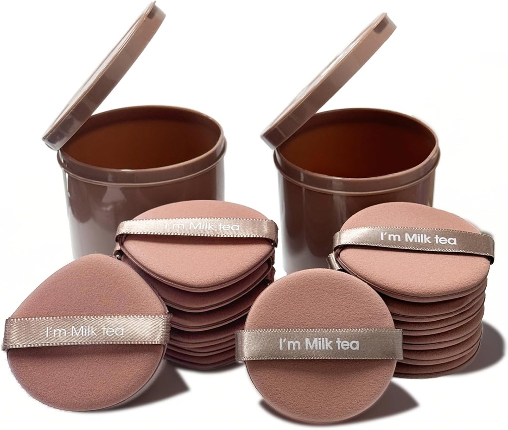 14pcs Powder Puff, Powder Puffs for Pressed Powder, Korean Makeup Cushion Puffs